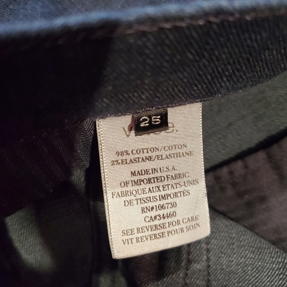 NEW Vince Mason Relaxed Rolled Jeans Od Blue Wash - Picture 5 of 7